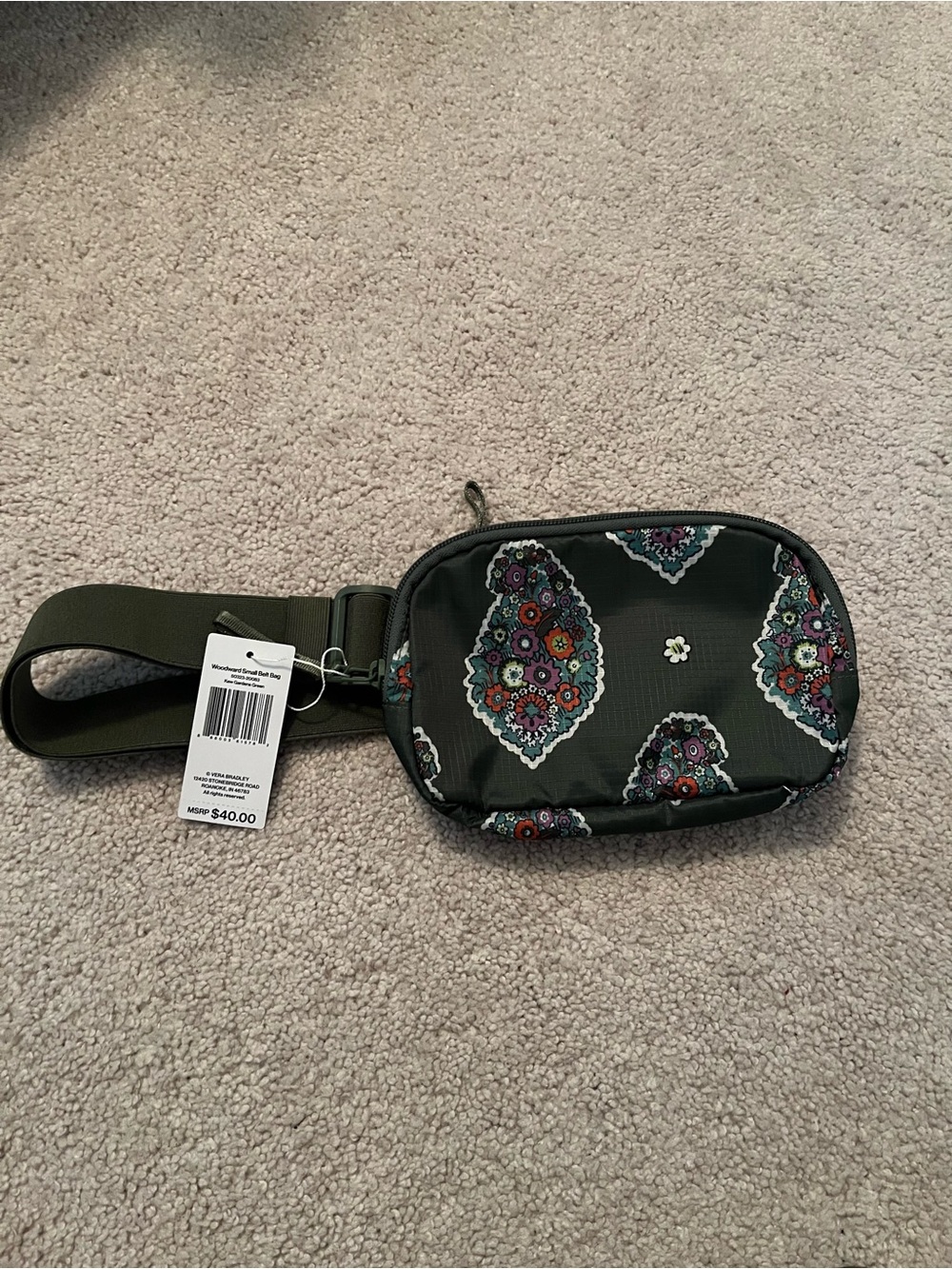 Vera Bradley Green Belt Bag